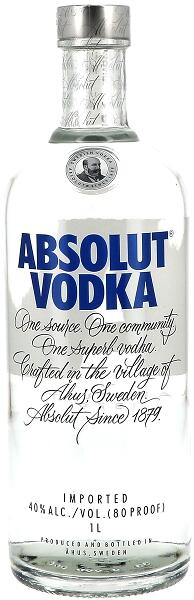 Absolut Blue Vodka 40° 1L