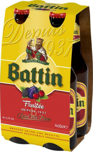 BATTIN FRUITEE 4,3° VP 4x33cl