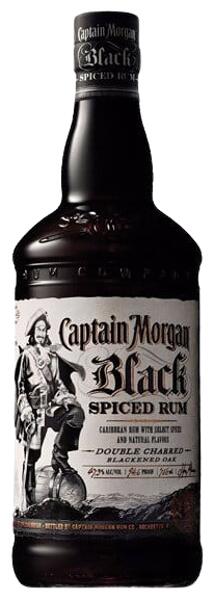 Captain Morgan "Black Spiced" Rum 40° 70cl